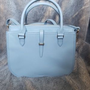Fossil Ryder Satchel in Horizon Blue